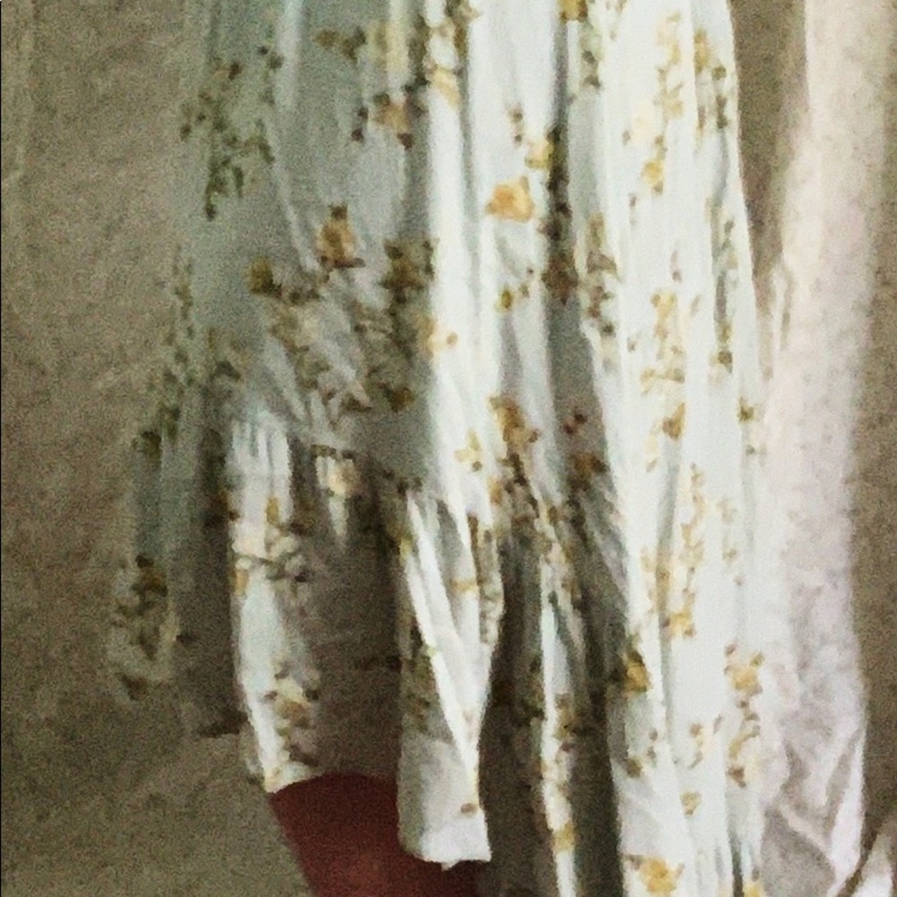xhilaration hi-lo floral skirt